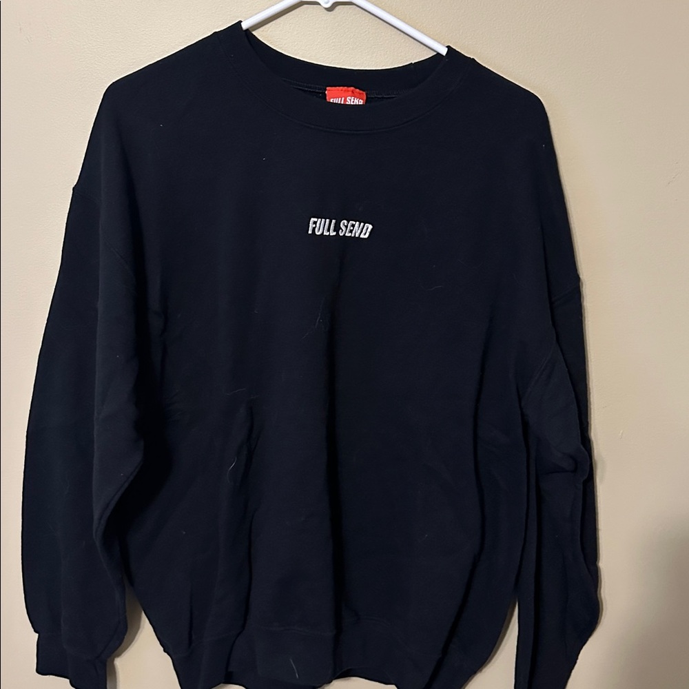 Full Send Black Sweatshirt
